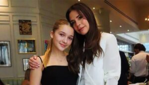 Harper Beckham channels mum Victoria Beckham’s flair in latest appearance