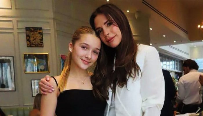 Harper Beckham channels mum Victoria Beckham’s flair in latest appearance